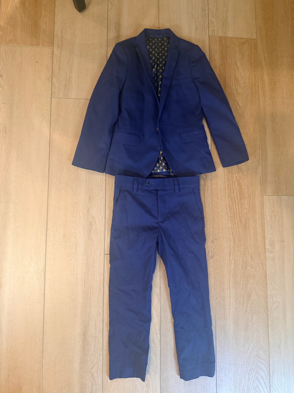 next Boys Navy Blue Two-Piece Formal Suit Set